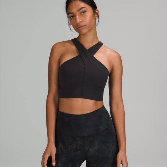 Lululemon Nulu Wrap-Front Longline Bra Light Support A/B Cup Size 4 - Picture 7 of 7